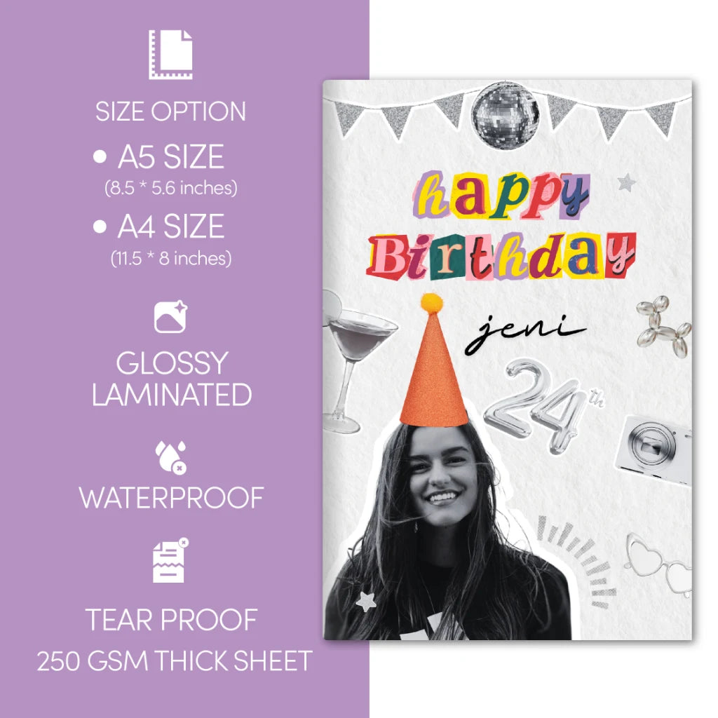 Birthday Vibes Photo Magazine .(A5-Size)