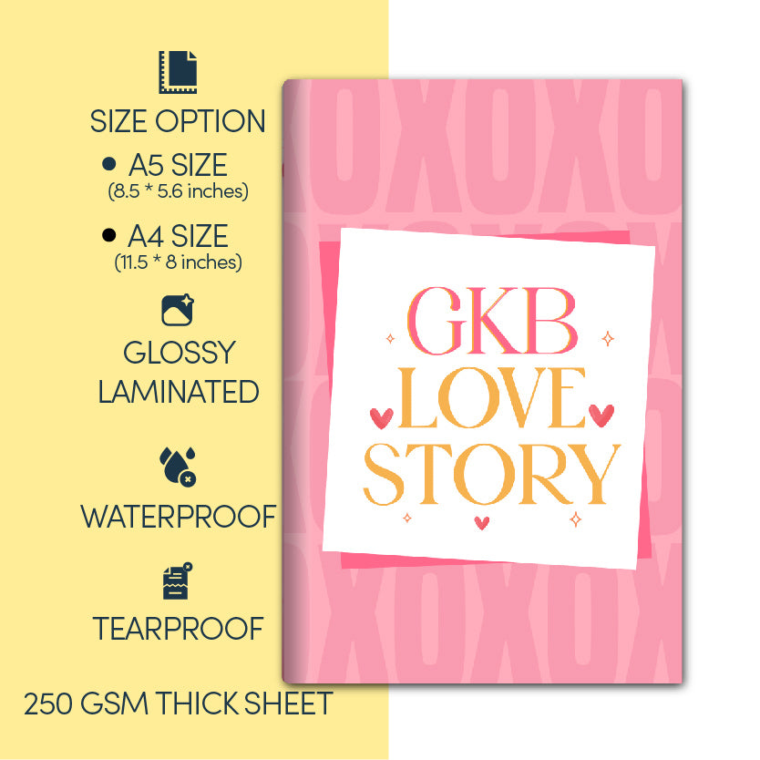 Our Love Story Photo Magazine (A5-Size)