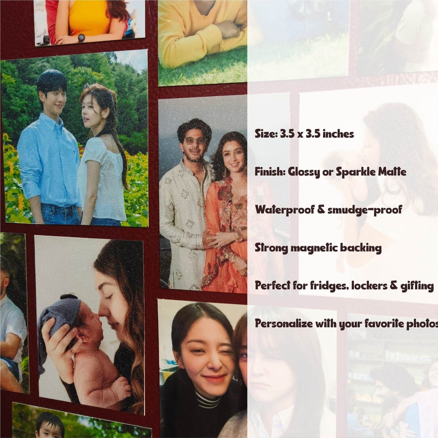 Square Photo Magnets (3.5 inches)