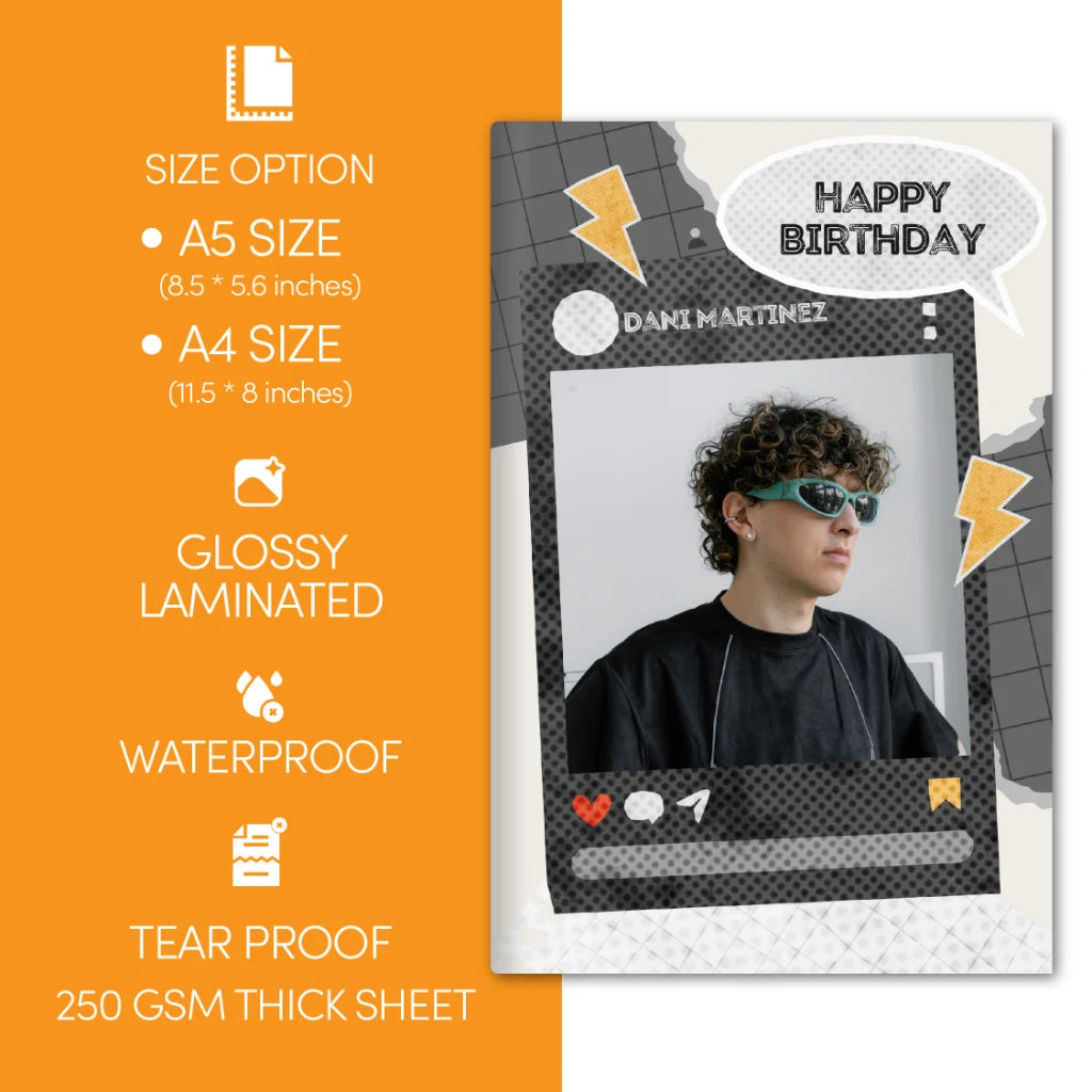Birthday Trend Photo Magazine .(A5-Size)