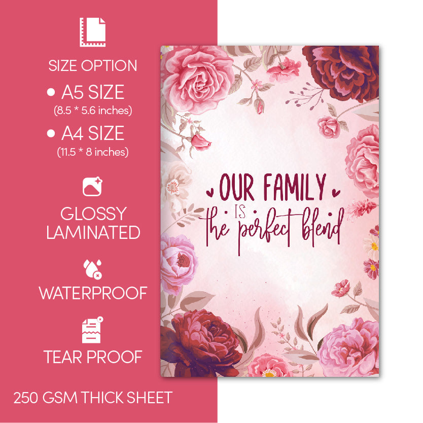 Family Blossoms Photo Magazine (A5-Size)