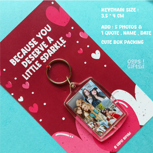 Insta Photo Keychain – Two Sided Magic