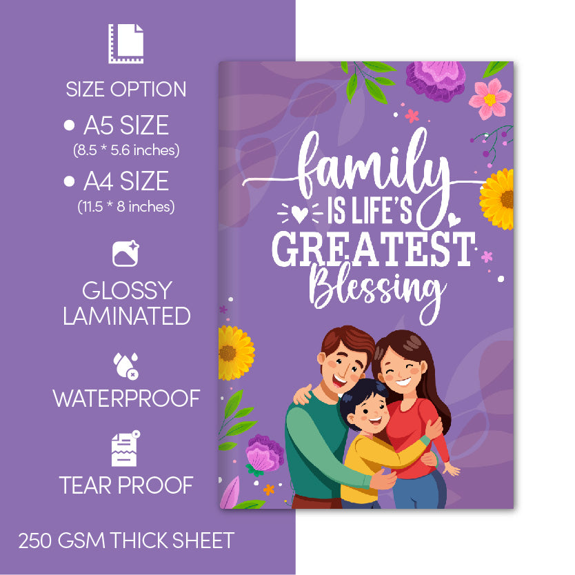 Family Blessing Photo Magazine (A5-Size)