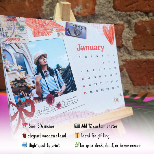 Scrapbook Theme Customized Calendar 2026