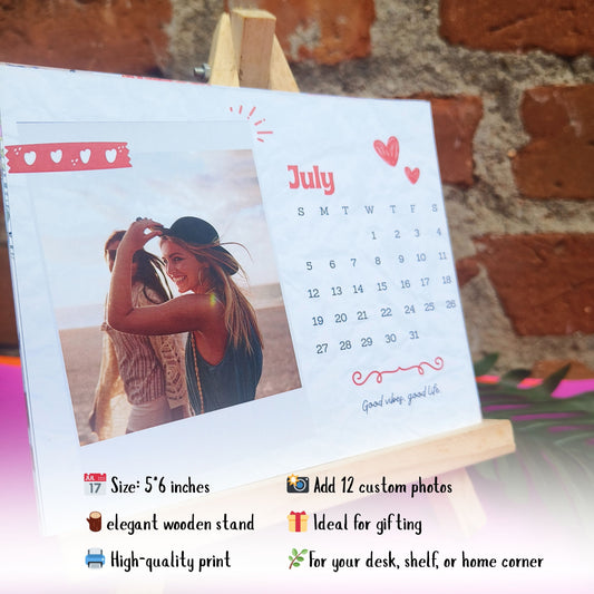 Photo Memory Customized Calendar 2026
