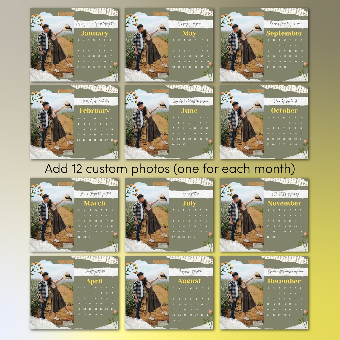 Everyday Moments Customized Calendar 2026