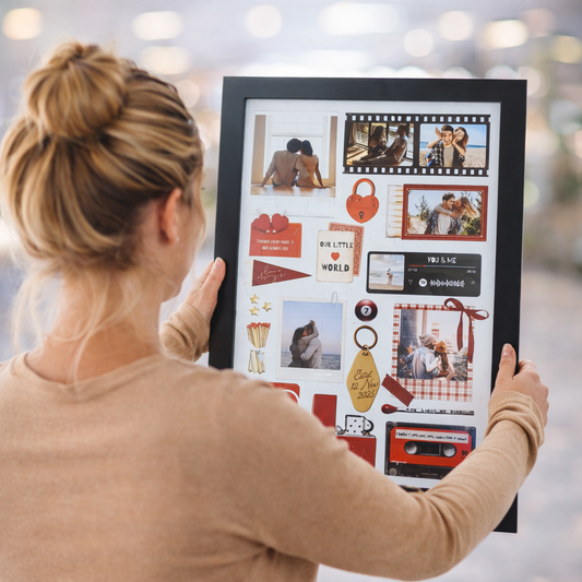 Red Romance Matchbox Frame