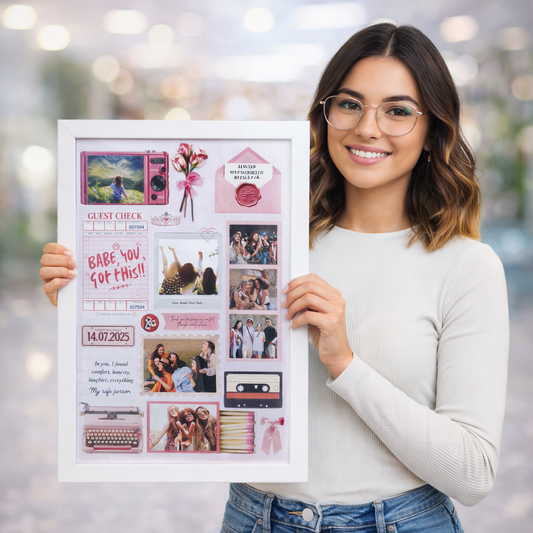 Pretty in Pink Matchbox Frame
