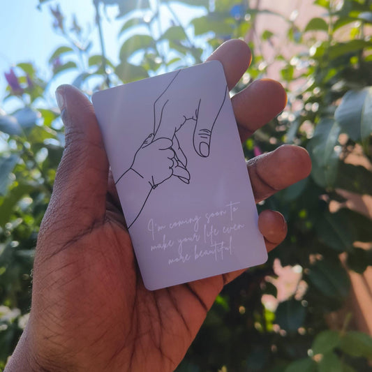 Hello Baby Wallet Card
