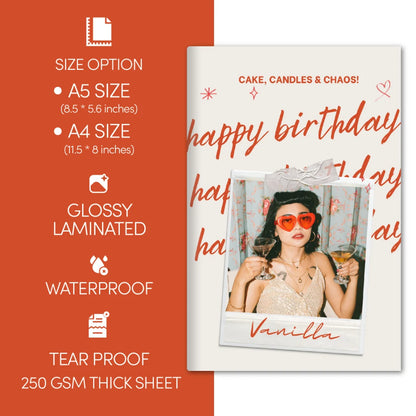 Birthday Chaos Photo Book (A5-Size)