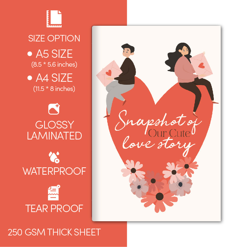Snap story of Our Love Photo Book (A5-Size)