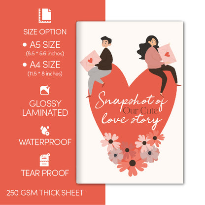 Snap story of Our Love Photo Book (A5-Size)