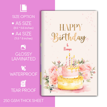 Blooming Memories Photo Book (A5-Size)