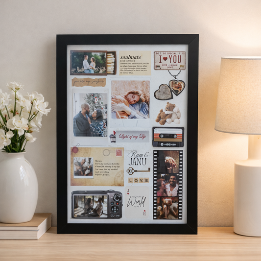 Vintage Love MatchBox Photo Frame