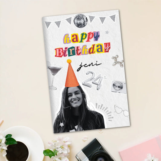 Birthday Vibes Photo Book (A5-Size)