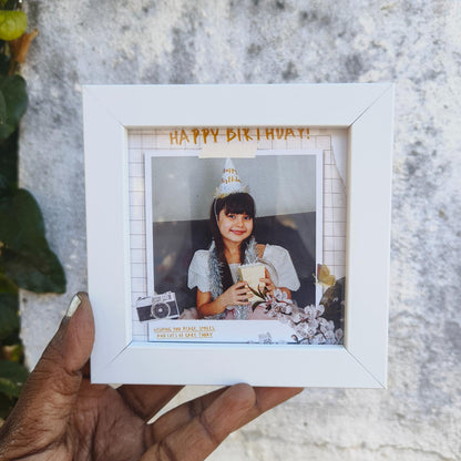Black Scrapbook Mini Frame