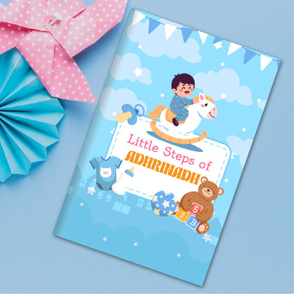 Baby Boy’s Little Steps Photo Book ( A5-Size)