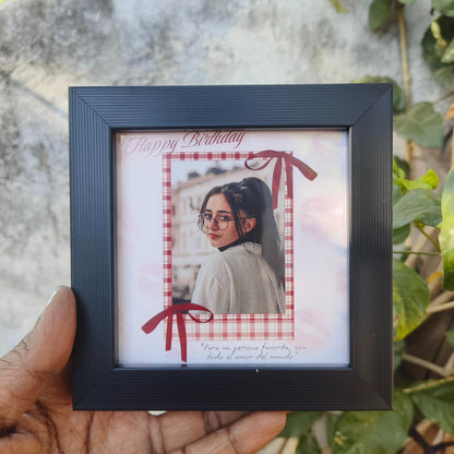 Red Polaroid Mini Frame
