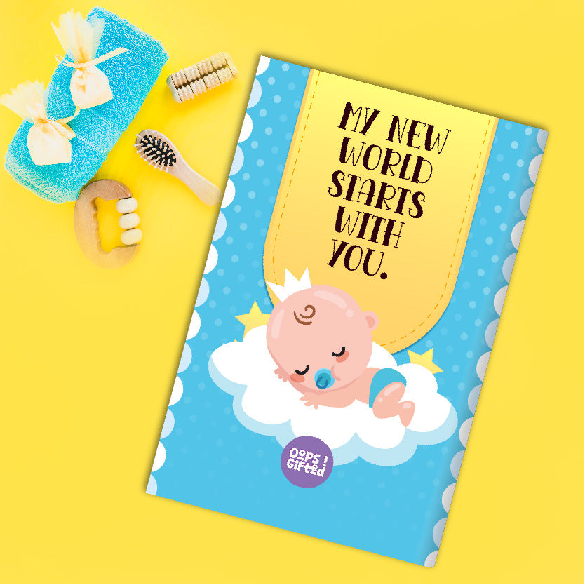 Baby Boy’s Milestone Photo Book (A5-Size)