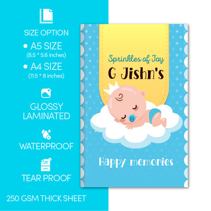 Baby Boy’s Milestone Photo Book (A5-Size)