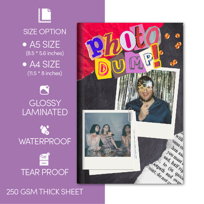 Photo Dump Photo Book (A5 Size)
