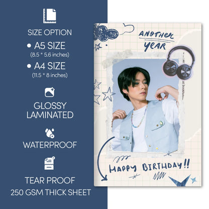 Birthday Vibes Photo Book (A5-Size)