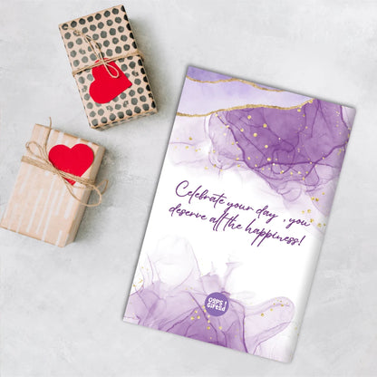 Purple Bliss Birthday Photo Book (A5-Size)
