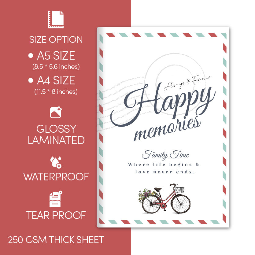 Happy Memories Photo Book (A5-Size)