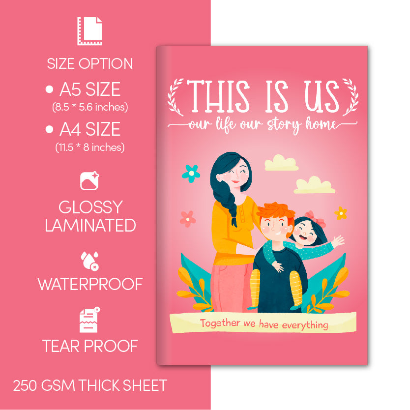 This Is Us Family Photo Book (A5-Size)