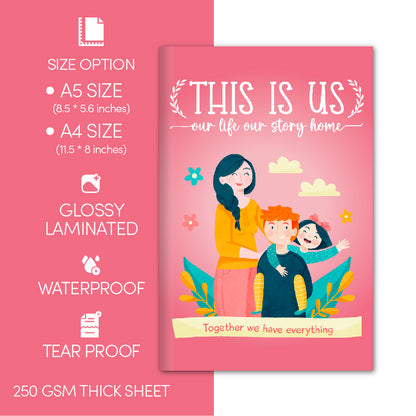 This Is Us Family Photo Book (A5-Size)