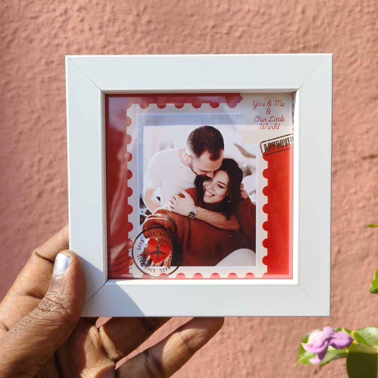 Red Stamp Mini Frame