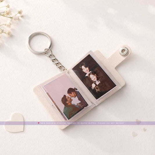 Customised Leather Photo Keychain
