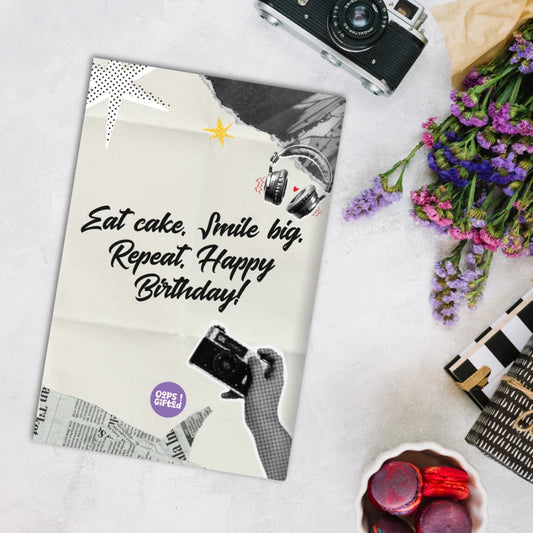 Classic Chic Birthday Photo Book.(A5-Size)