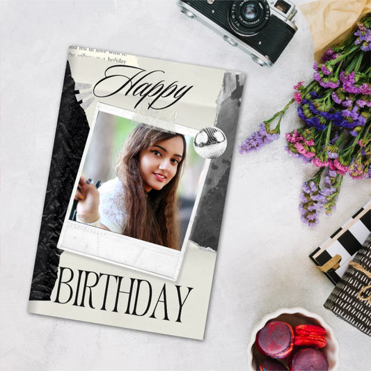 Classic Chic Birthday Photo Book.(A5-Size)