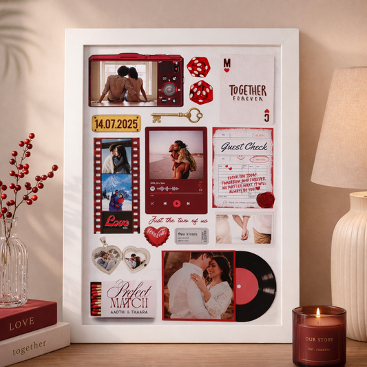 Scarlet Love Matchbox Frame