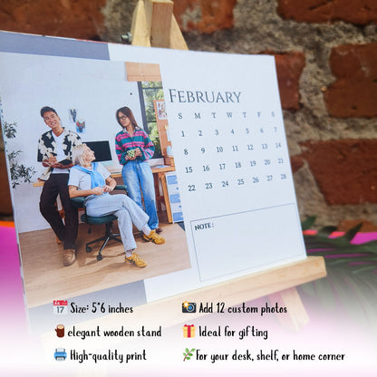 Minimal Aesthetic Customized Calendar 2026