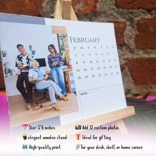 Minimal Aesthetic Customized Calendar 2026