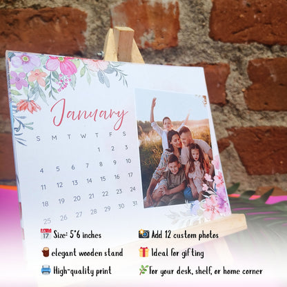 Floral Theme Customized Calendar 2026