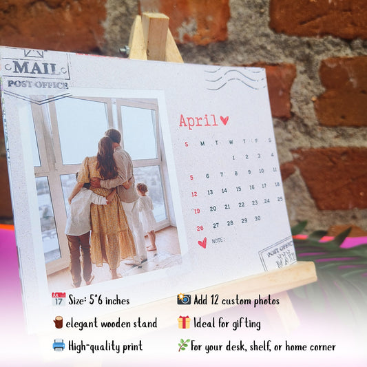Postal Theme Customized Calendar 2026