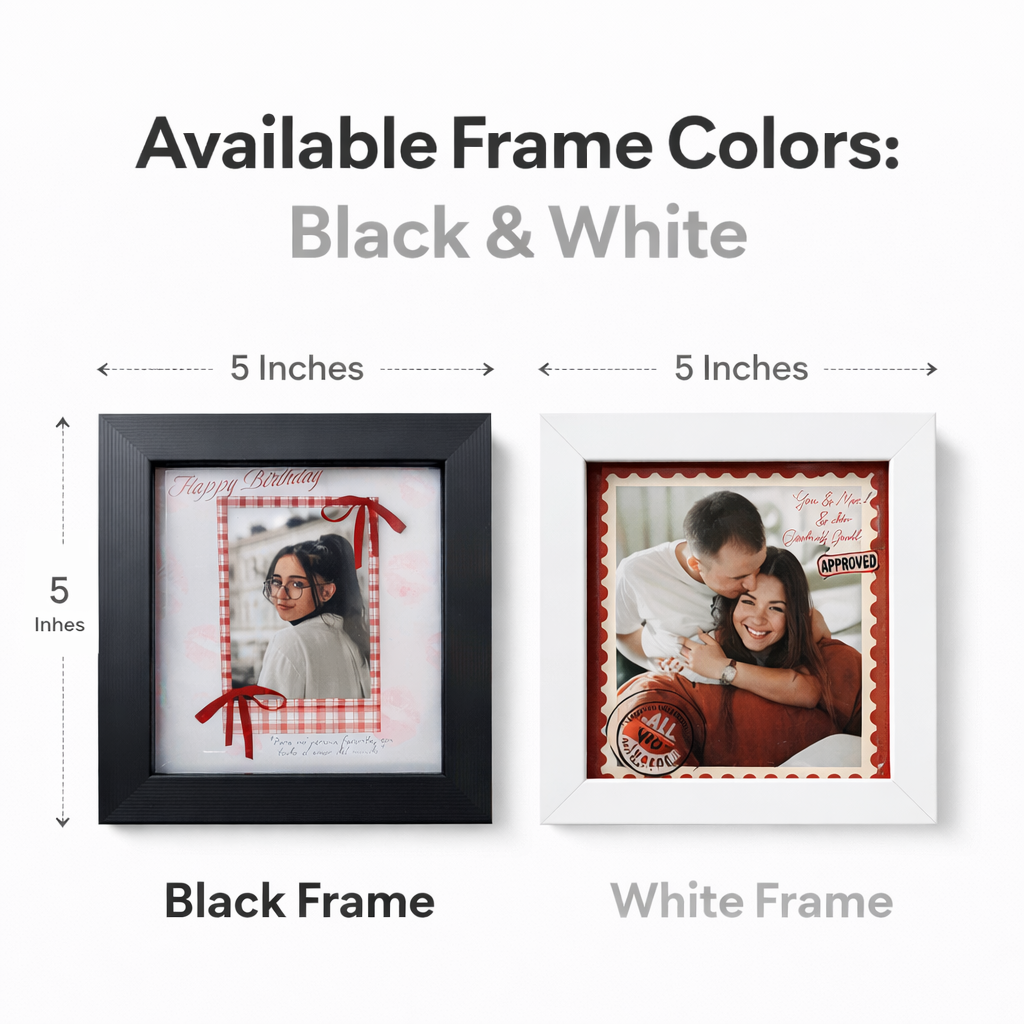 Black Scrapbook Mini Frame