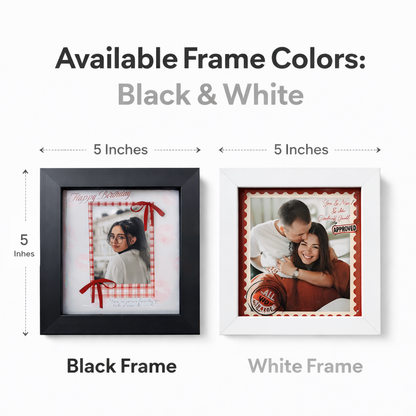 Black Scrapbook Mini Frame
