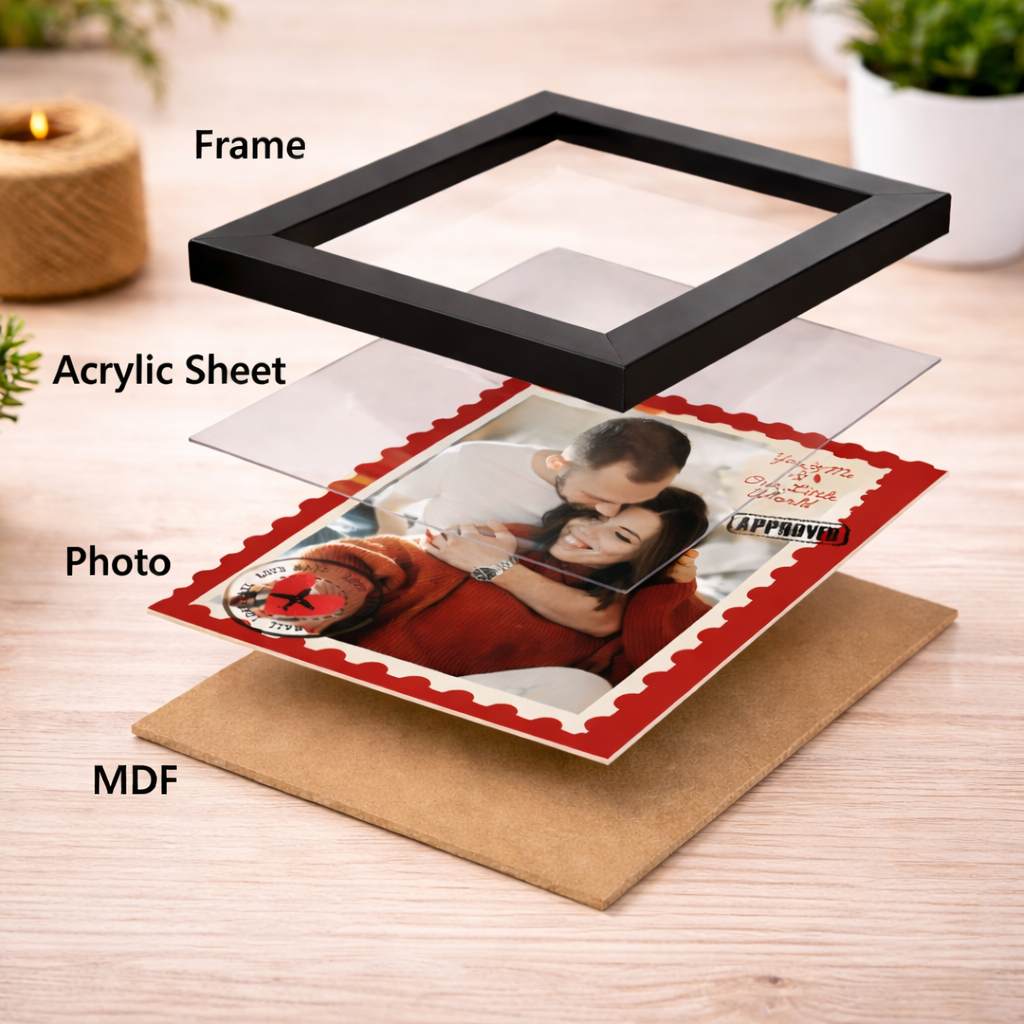Black Scrapbook Mini Frame