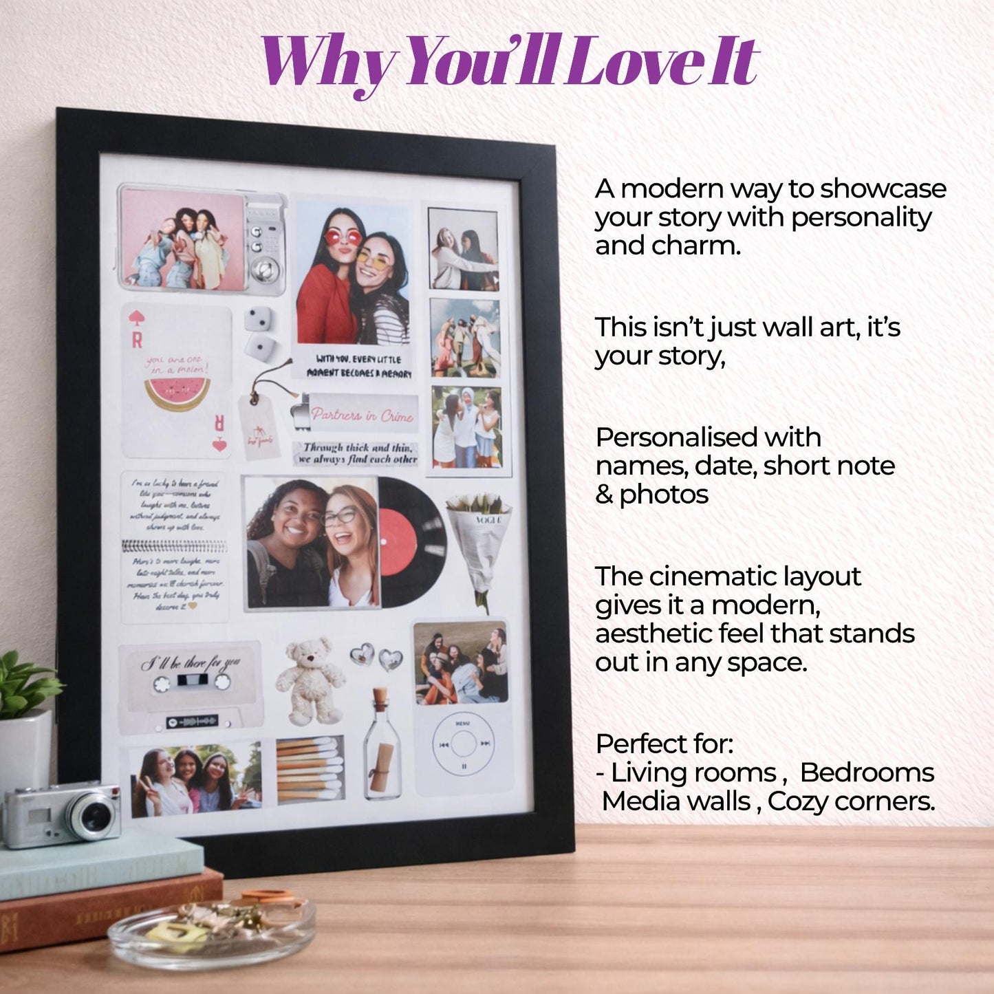 White Bliss Matchbox Frame