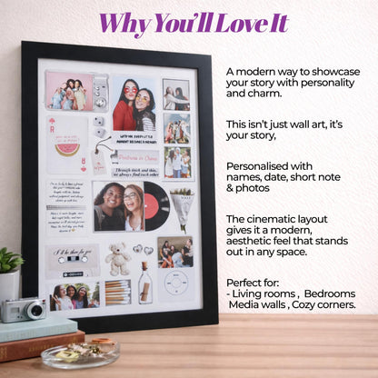 White Bliss Matchbox Frame