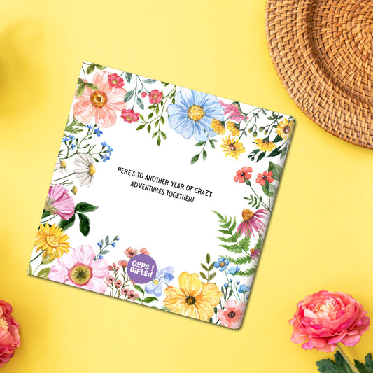 Floral Birthday Photo Book