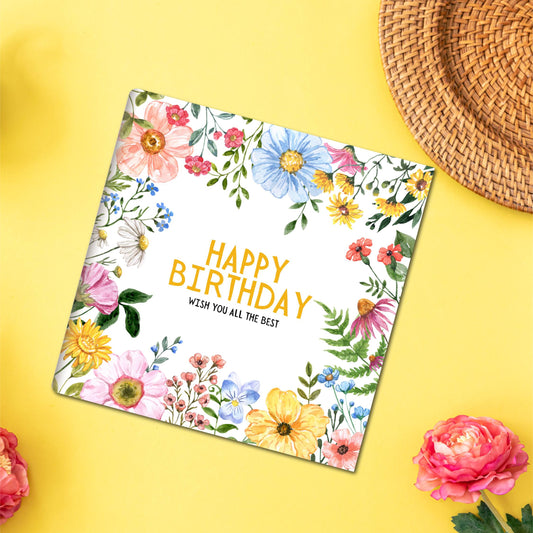 Floral Birthday Photo Book