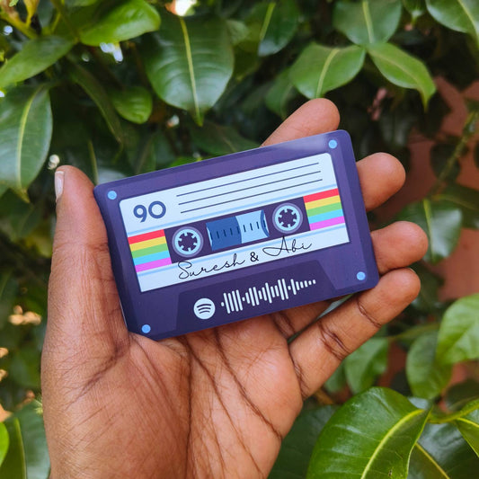 Retro Cassette Wallet Card