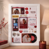 Scarlet Love Matchbox Frame