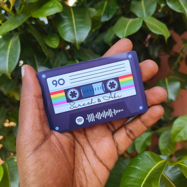 Retro Cassette Wallet Card